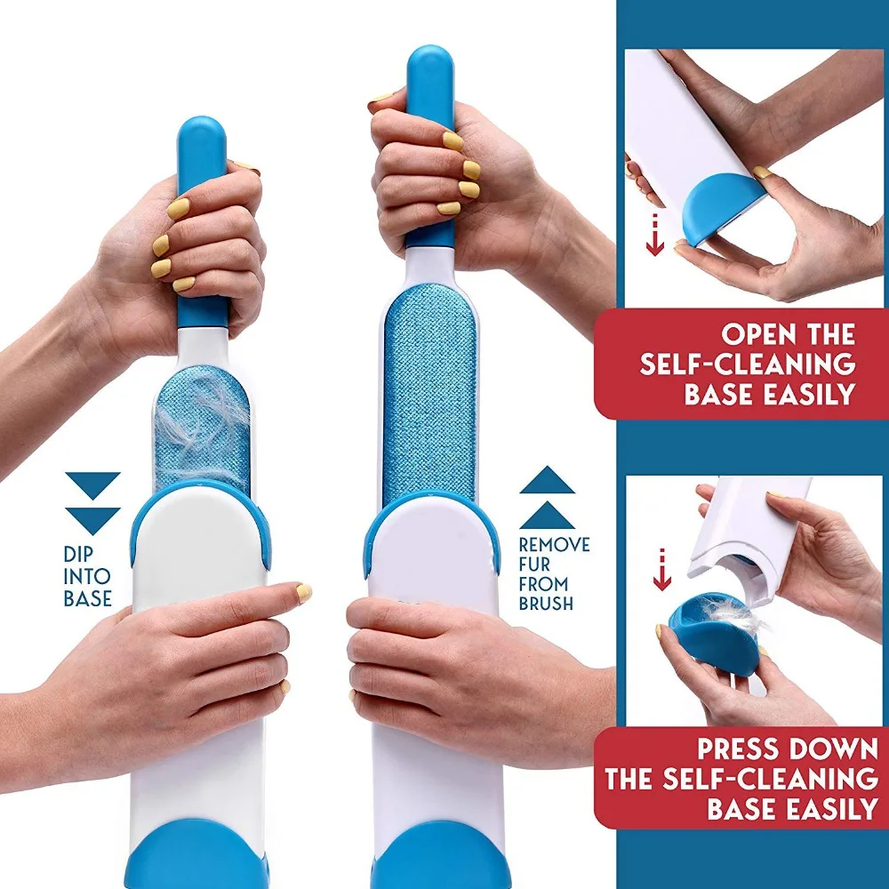 Щетка для чистки ворса домашних животных меховая Расческа собак инструмент