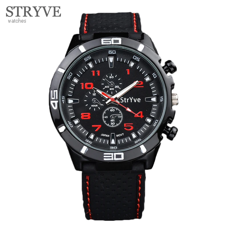 Часы STRYVE мужские повседневные кварцевые аналоговые|Кварцевые часы| |