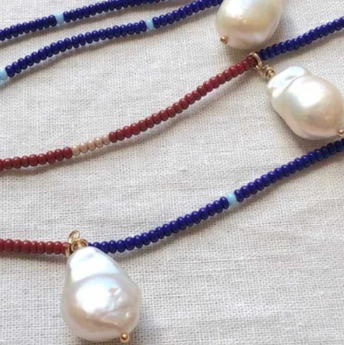 Богемное ожерелье с жемчужной подвеской, колье, acero inoxible joyeria mujer bizuteria moda mujer pokemon, женские аксессуары