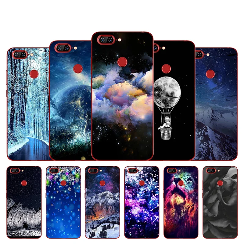 for Lenovo S5 K520 Soft TPU Phone Fitted Cases Luxury Slim Silicone Shell 5.7 inch Capa Snowflake Printing |