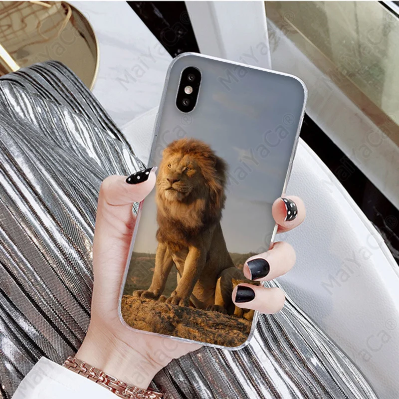 MaiYaCa для iphone 11 pro max чехол Король Лев мягкий силиконовый TPU чехол для телефона для Apple iphone 7 8 6 6S Plus X XS MAX 5 5S SE XR