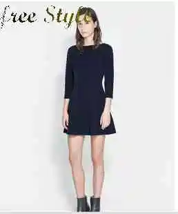 Фото Free Shipping new fashion round neck cropped sleeve back crossover dress women for 1439083632 Женская одежда Free Shipping new fashion round neck cropped sleeve back crossover dress women for 1439083632 Женская одежда