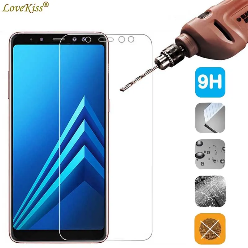 Защитный экран для Samsung Galaxy A8 + A8Plus 2018 A530F A730F пленка из закаленного стекла Plus A530 A730