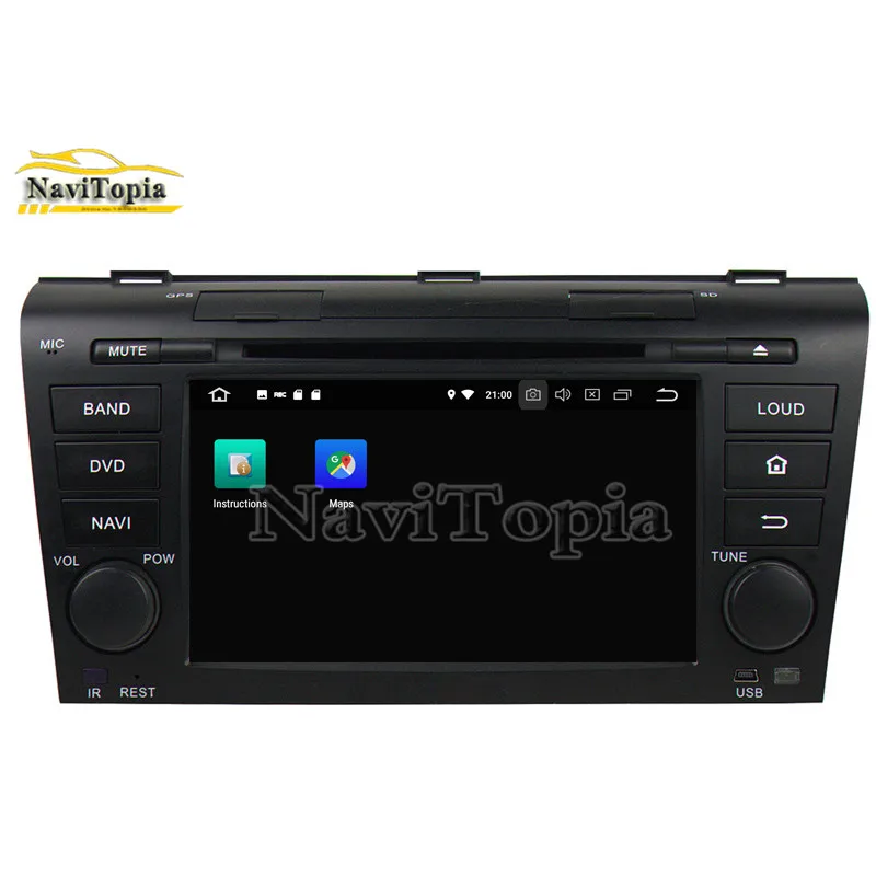 NAVITOPIA 7 дюймов 4G + 64G Восьмиядерный Android 9 0 автомобильное радио для машины DVD MAZDA