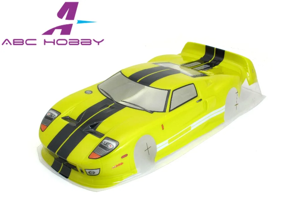 Радиоуправляемый гоночный заказной Окрашенный корпус кузова автомобиля желтый