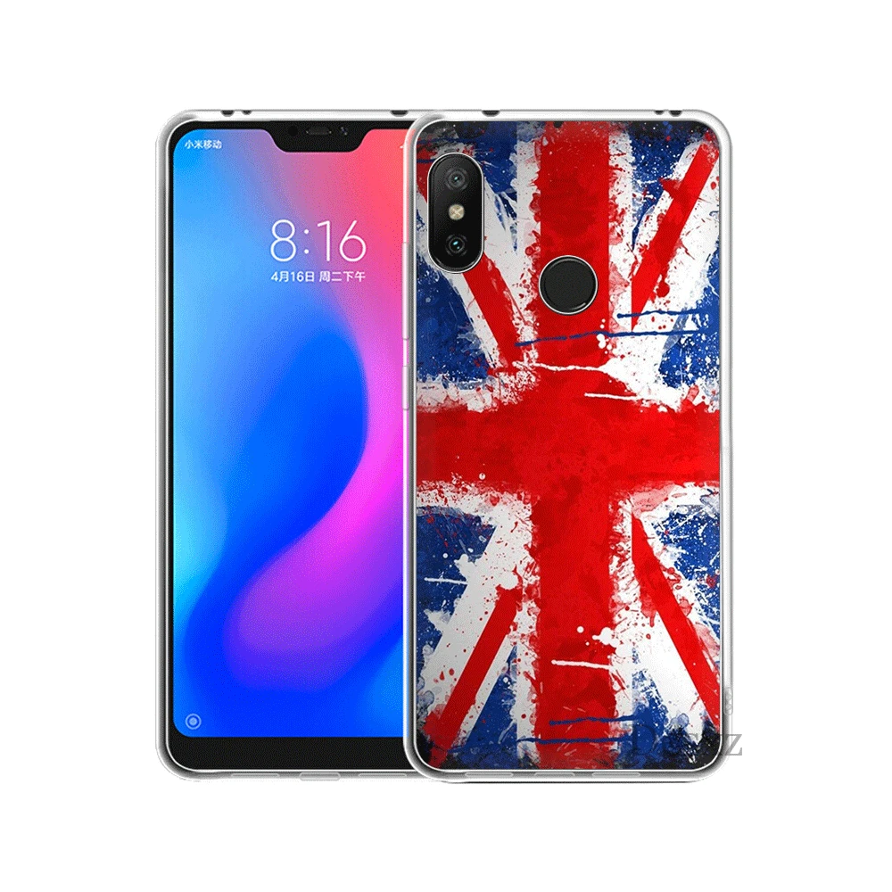 Чехол для телефона Xiaomi Redmi 3S 3 4A 4X 5 5A Plus 6 6A S2 7 Go Pro Union Jack с британским флагом жесткий
