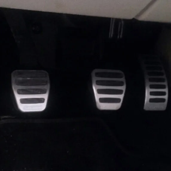4 шт. алюминиевые противоскользящие подставки для ног VW Touran 2016 MT|brake pedal cover|pedal