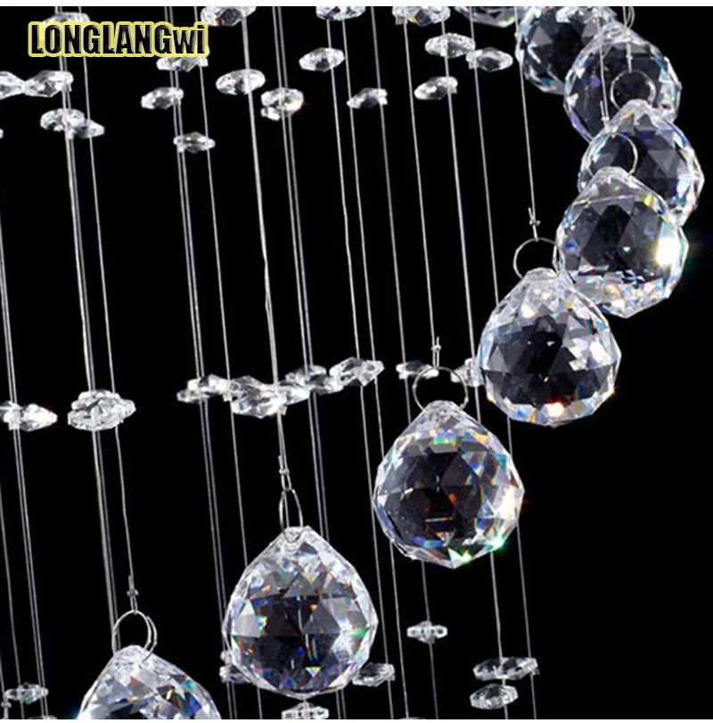 Бесплатная доставка Новые Современные хрустальные люстры осветительная