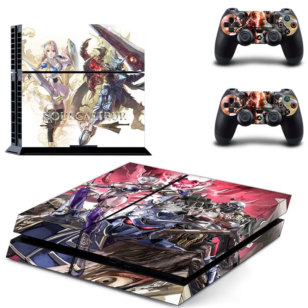 Наклейки adesivo SoulCalibur 6 PS4 контроллер кожи наклейка для play станция 4 кожа консоль и