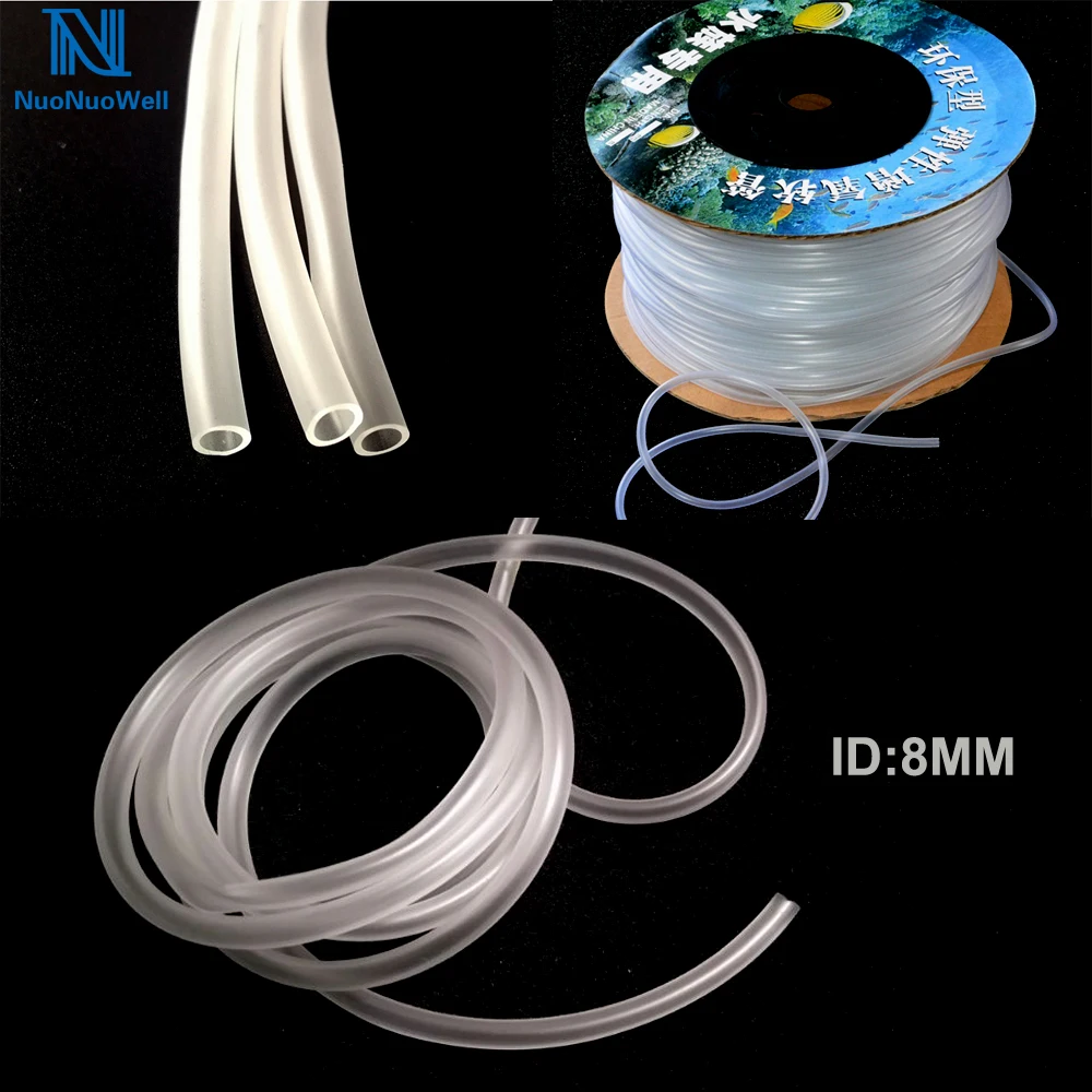 

Nuonuowell аквариум ID 8 мм трубка прозрачный шланг гибкая трубка пищевой класс Пруд аквариум воздушная трубка насосные фитинги