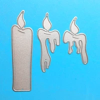 ylcd821 candle metal cutting dies for scrapbooking stencils diy album paper cards decoration embossing folder die cutter tools