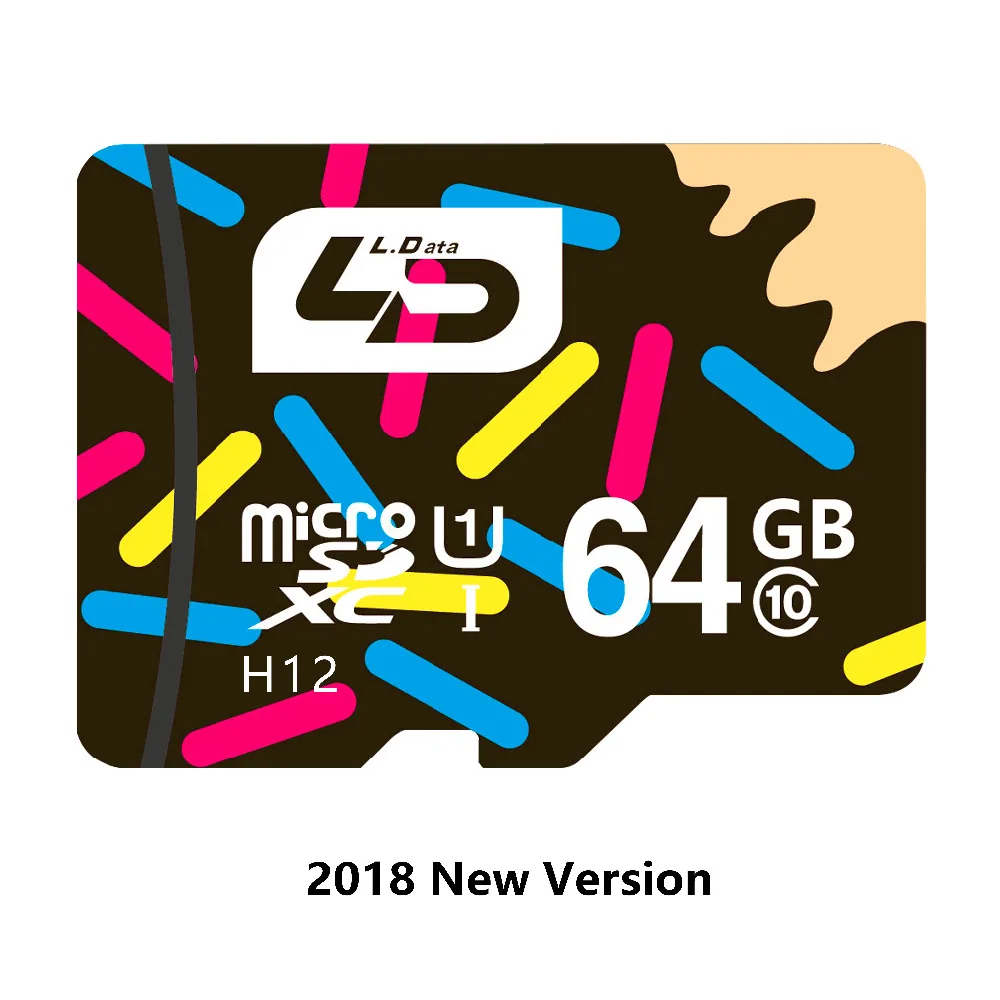 LD Micro SD карта 64 Гб класс 10 высокая скорость чтения и записи UHS-1 флэш-памяти Microsd для телефонов Android планшеты