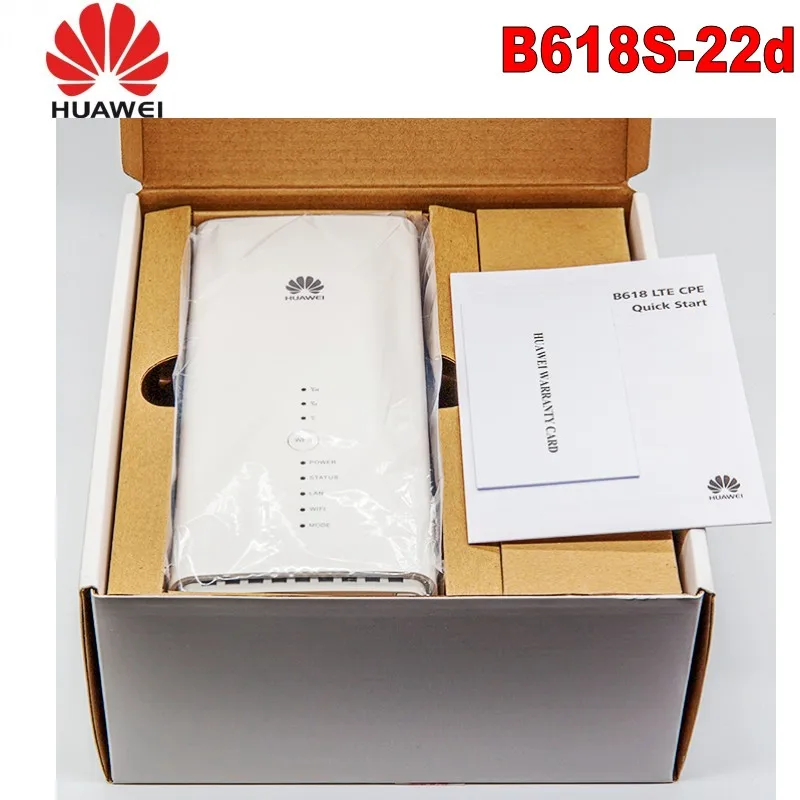 Unlocked Huawei 4G LTE Router B618 B618s-22d 4G 300Mbps Mobile WiFi Router 4G Router with Sim Card slot PK B525,E5186,B593