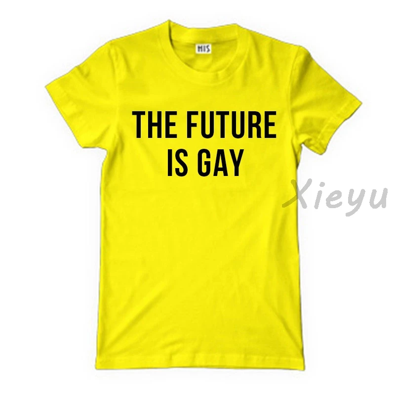 The Future is Gay футболка лесбийская одежда для геев с равными правами футболки |