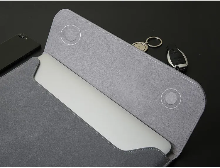 Матовая водонепроницаемая сумка для ноутбука из ПУ 14 15 6 дюйма Macbook Xiaomi Air 13 11 12