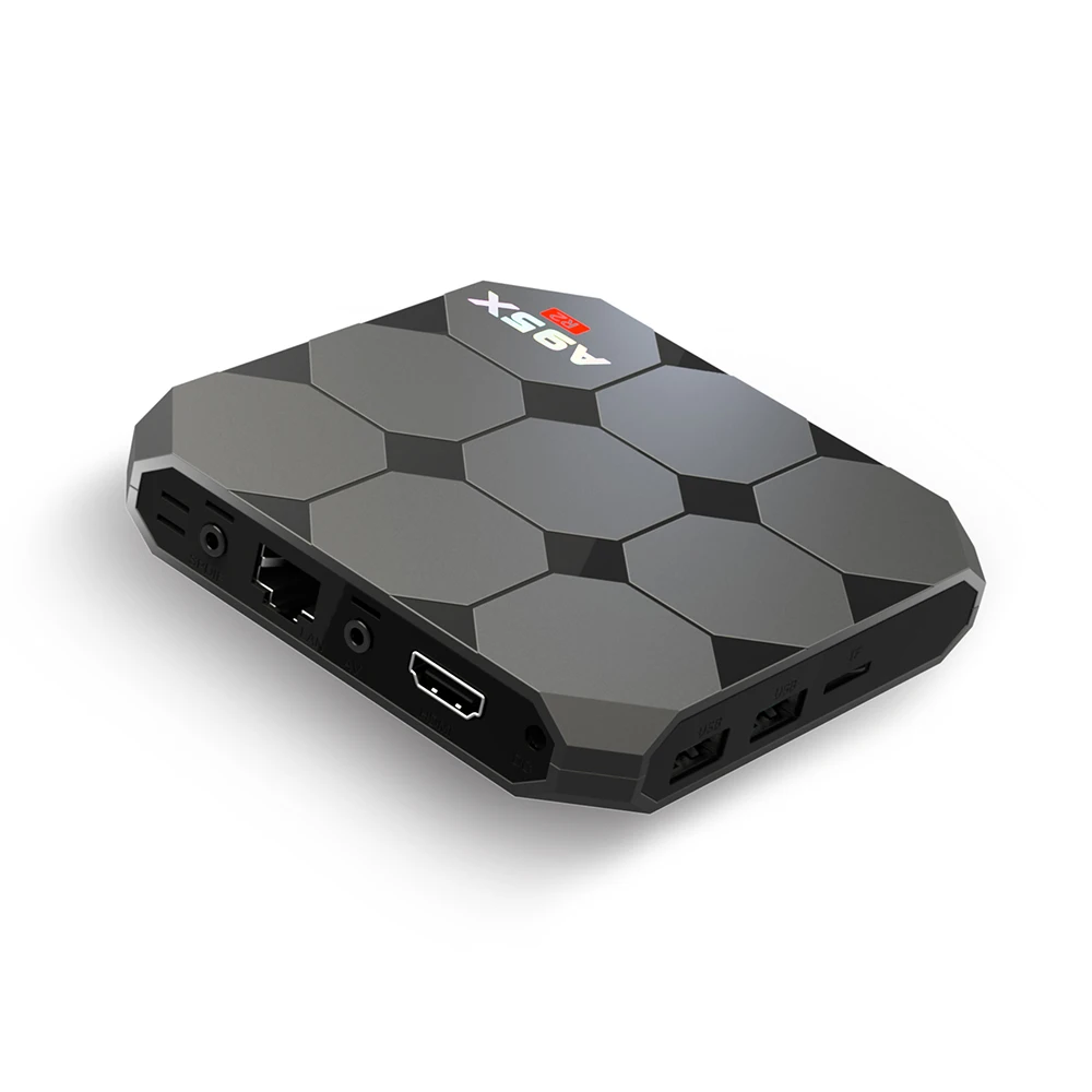 A95X R2 Android 7 1 Смарт ТВ Box Amlogic S905W 2 4 ГГц Wi Fi H.265 K WiFi декодер каналов кабельного