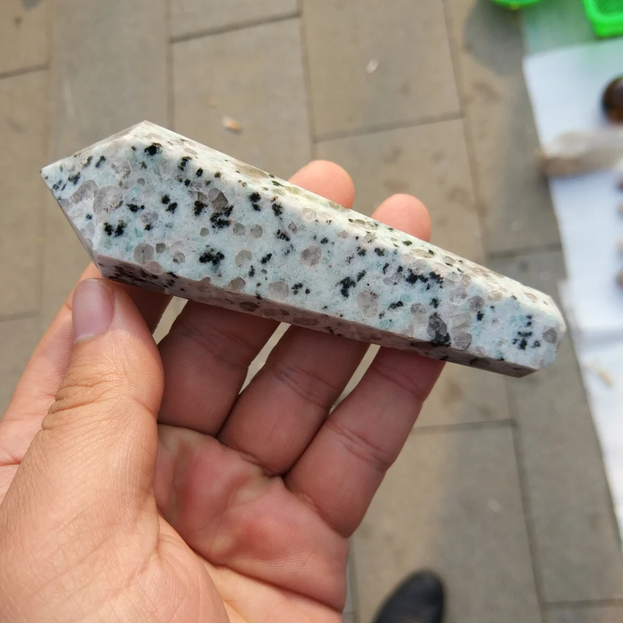 Прямая поставка оптовая продажа натуральный белый кристалл Дымчатая труба +