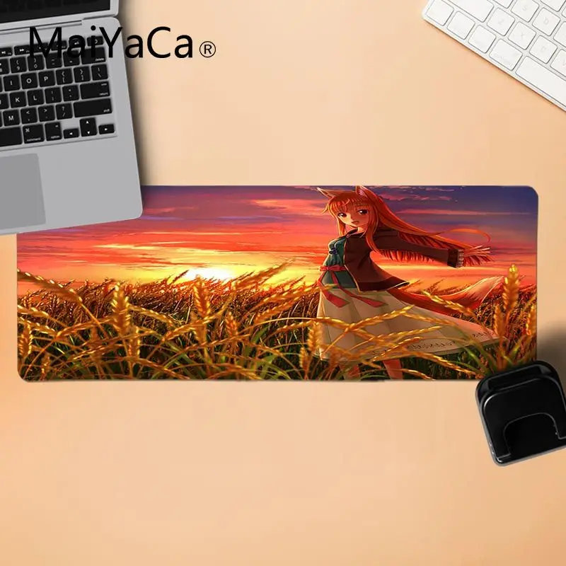 MaiYaCa забавный Spice and Wolf Holo Beauty аниме для девочек геймер игровые коврики коврик мыши