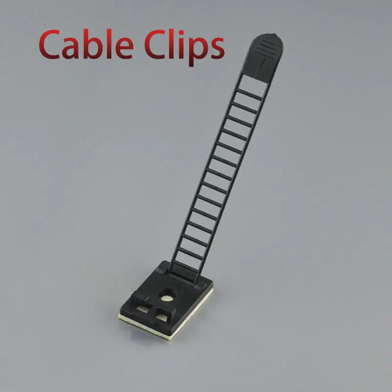 100 шт. кабельные зажимы 22*32 зажим для крепления провода кабеля фотофиксация