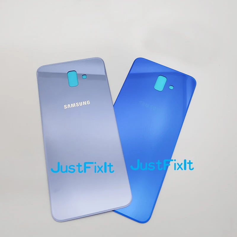 Для SAMSUNG Galaxy J6 Plus J610 + 2018 J610F SM J610FN J610FN/DS Задняя крышка батареи Дверь стеклянная