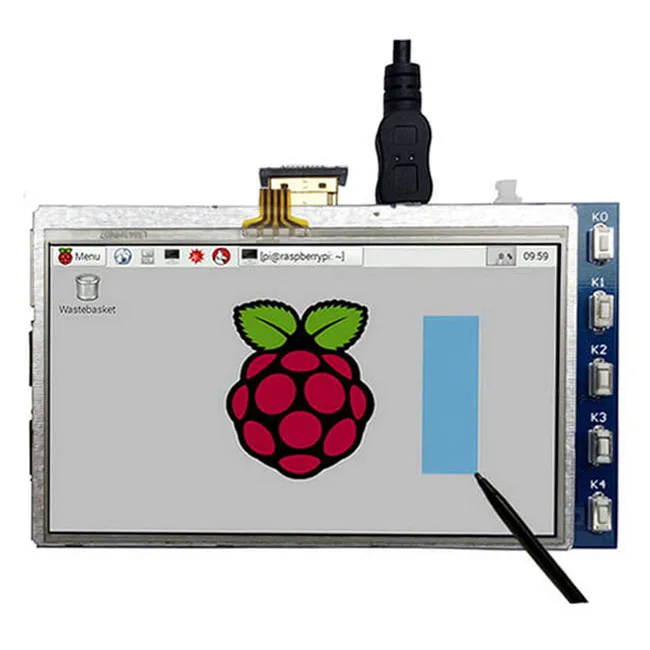 ЖК экран 4 3 дюйма HDMI более умный чем 5 дюймовый дисплей и 7 для Raspberry PI 3/2 Model B/B +/A +/B/4B