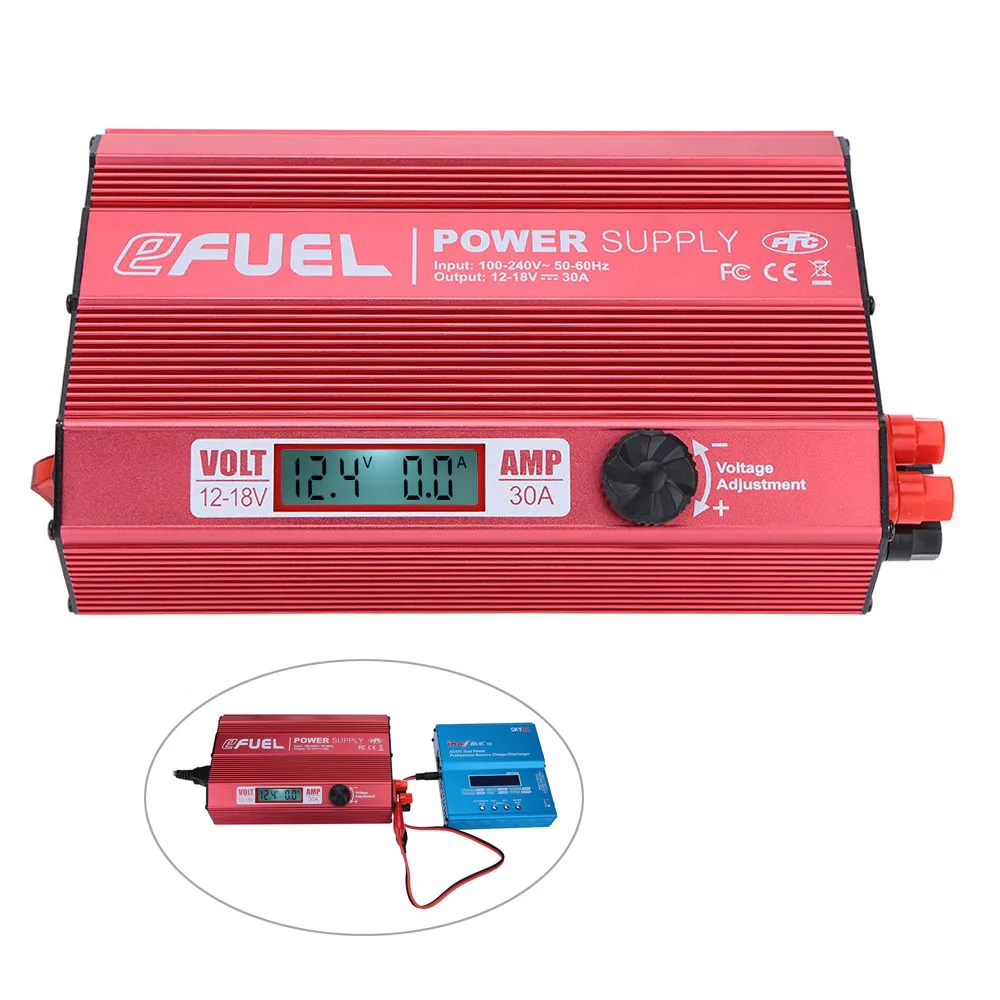 Блок питания SKYRC eFUEL постоянный ток 30 А 100 240 в перем. Тока 12 18 пост. для