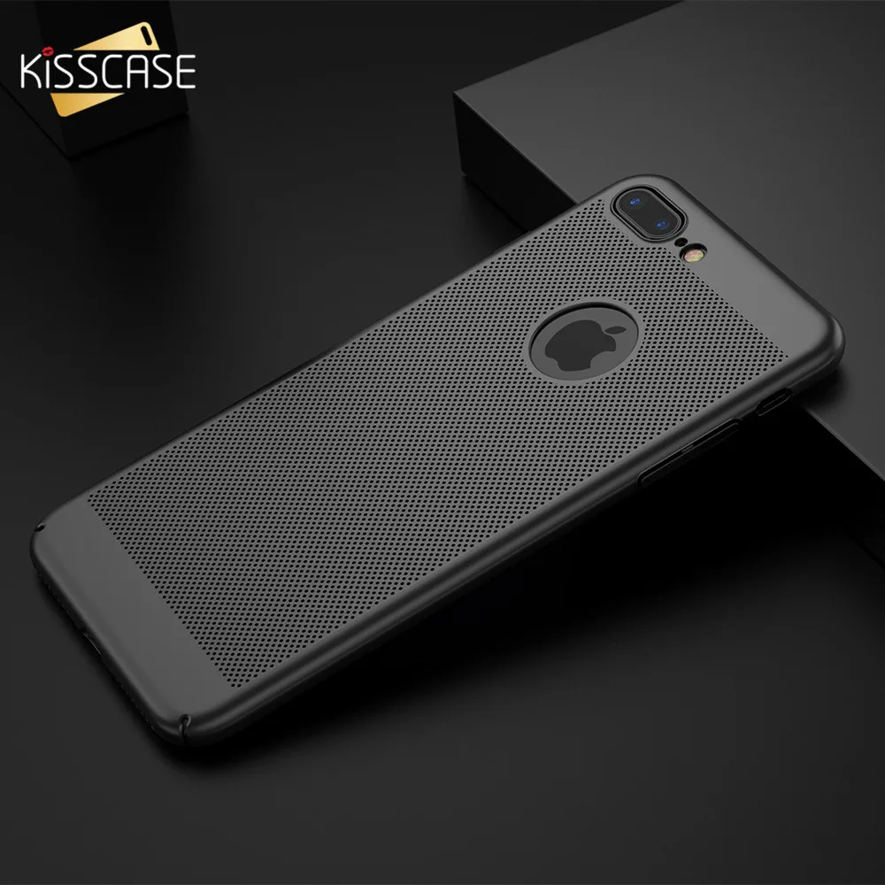 KISSCASE Heat Dissipation Case For iPhone XR XS Max 7 X 8 6 6S Plus Cooling Phone Cases 6s 5S Back Cover |