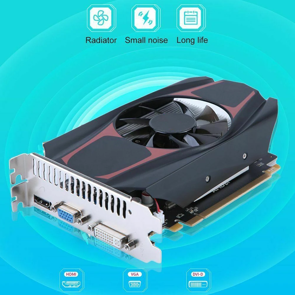 HD7670 видеокарта 600 МГц 4G/128 бит PCI-E видео независимая видеокарта