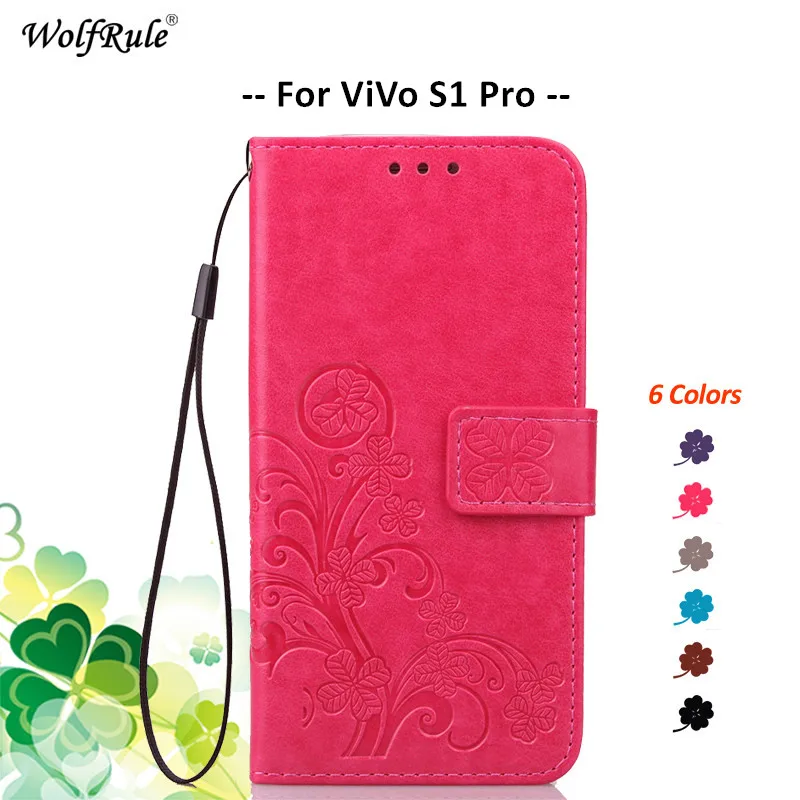 

For Cover ViVo S1 Pro Case Flip PU Card Holder Wallet Pouch Anti-knock Bumper Phone Bag Case For ViVo S1 Pro Cover V1832A 6.39''