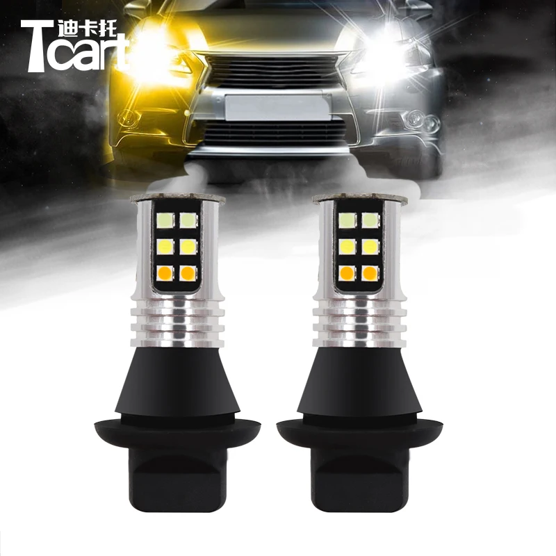 Tcart Автомобильные светодиодные DRL дневные ходовые огни поворотные сигнальные