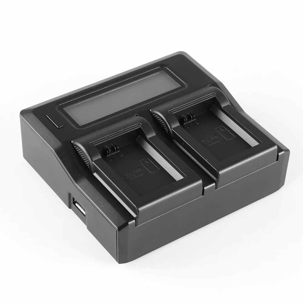 Зарядное устройство с двумя аккумуляторами для DSLR LCD Sony NP FW50 A5100 A6000 RX10 A7R A7S A7 II NEX7