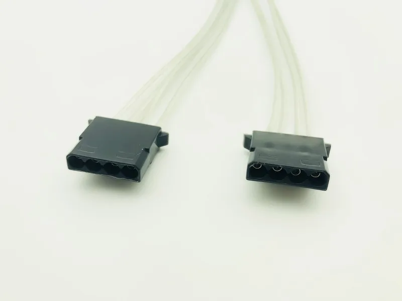 5 шт. 4Pin Molex папа в 2 порта IDE Женский источник питания Y сплиттер Кабель адаптер для