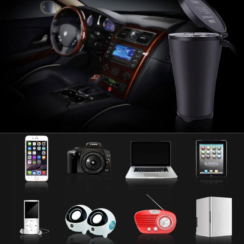 Автомобильный преобразователь напряжения в прикуриватель с двумя USB портами 150