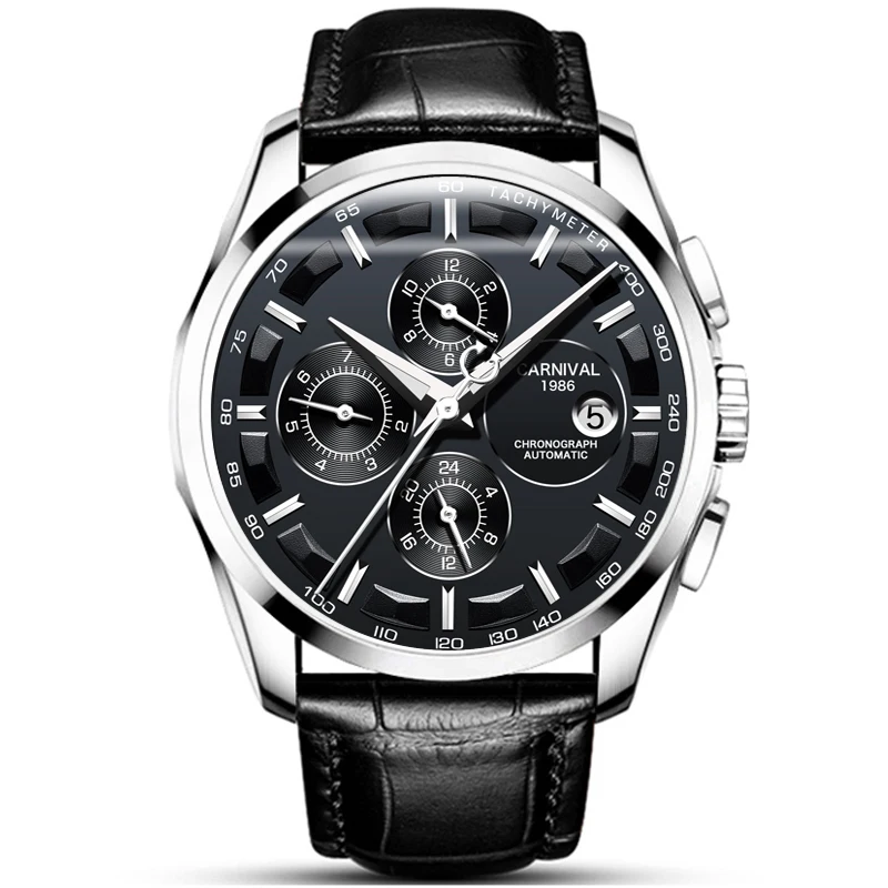 Мужские автоматические часы erkek kol saati mekanik otomatik orologio automatico horloge heren роскошные