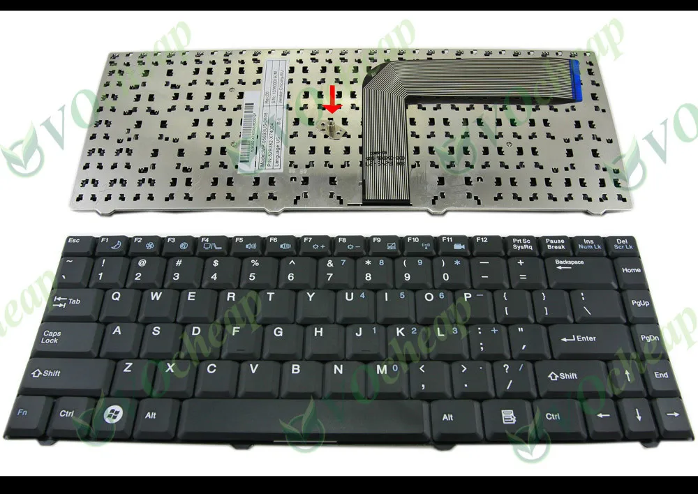 Новая клавиатура для ноутбука Teclado Notebook Cce Wm52c T52c T31 J95 intelbra I22 I210 Axioo Neon MNV черная