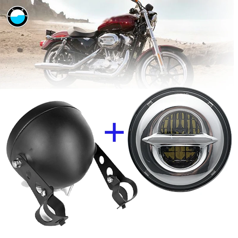 Новейший светодиодный фонарь для мотоцикла 5 75 дюйма корпус лампы Dyna Sportster Softail| |