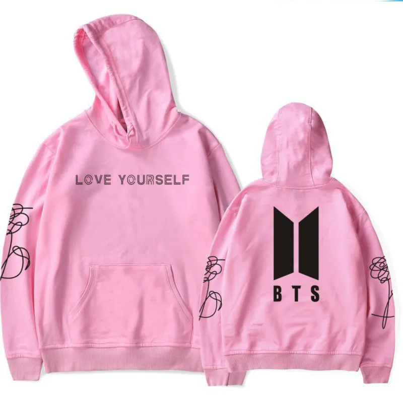 Kpop Amor Usted Mismo Harajuku Sudadera Bangtan Boys Moda Hoodies 2018 Autumn New Style | Мужская одежда