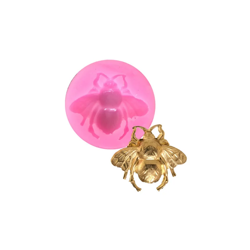 

3D Cake Baking Silicone Mold Bumble Bee Soap Candy Chocolate Gumpaste Molds Sugarcraft Fondant Cake Decorating Tools
