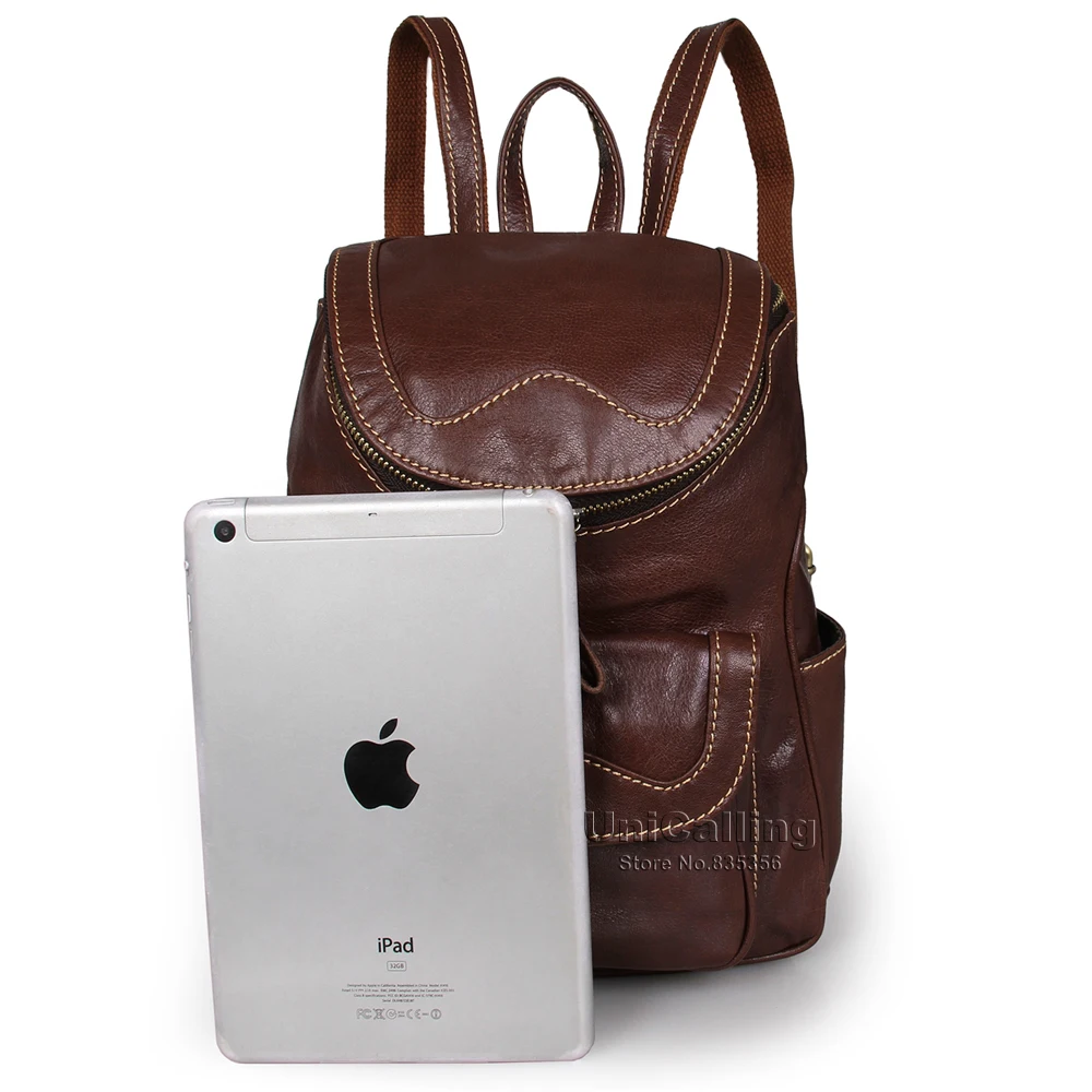 Женский кожаный рюкзак UniCalling Высококачественная кожаная женская сумка Модный