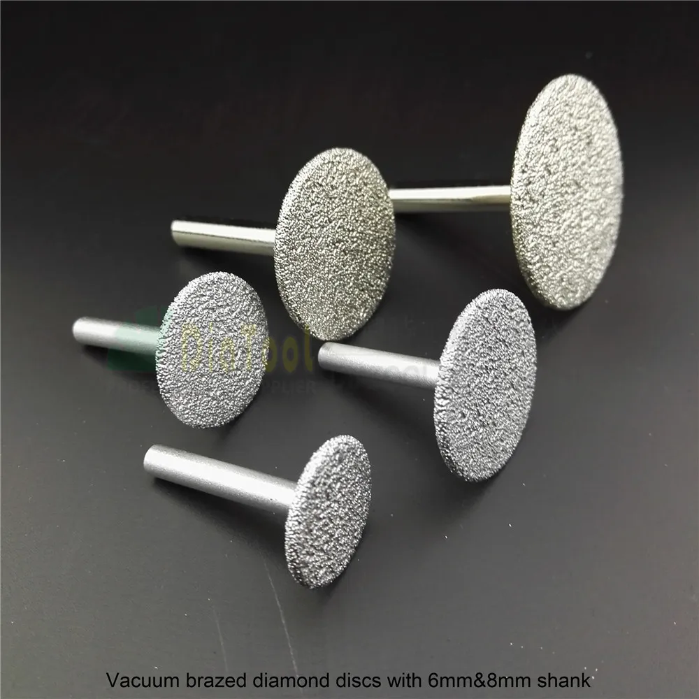 

DIATOOL 5pcs/set Vacuum Brazed Mini Diamond Discs(25mm+30mm+35mm+40mm+50mm)Saw Blade Cutting Grinding Engraving Granite Concrete