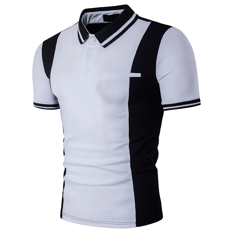 

ZOGAA 2019 Mens Polo Shirt Short Sleeve Black White Shirt Men Silm Fit Casual Polo Shirts Men Summer Tops Breathable Polos Men