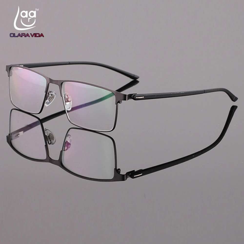 

Lentes Opticos Mujer Full-rim Men's Eyeglasses Business Ultralight Tr90 Legs Exquisite Hinges Silicone Nose Pads Optical Frame