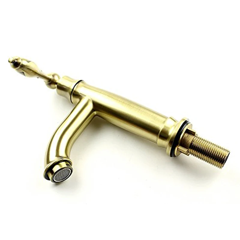 Смеситель для раковины BaiDaiMoDeng античный латунный мойки чаши ретро с одним рычагом