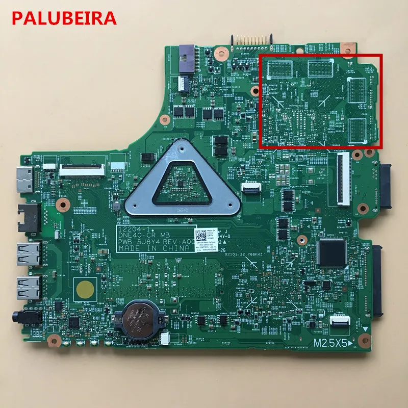 PALUBEIRA 12204-1 CN-0PTNPF PTNPF для DELL INSPIRON 3421 5421 материнская плата портативного компьютера с