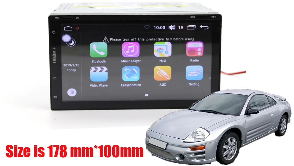 Liislee Android для Mitsubishi Eclipse 2000~ 2005 стерео Carplay BT HD экран без dvd-плеера карта gps навигация Мультимедийная система
