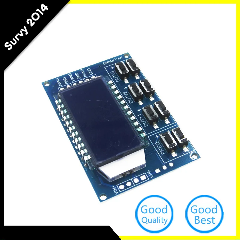 1Hz-150Khz Signal Generator PWM Board Module Pulse Frequency Duty Cycle Adjustable 3-way LCD Display 3.3V-30V | Электронные