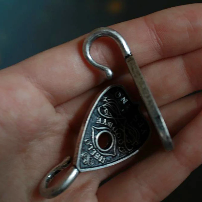 Нержавеющая сталь Ouija доска Уха Туннель Вилки Gauge Эспандеры ушной Конус Носилки Пирсинг ювелирные изделия кулон ожерелье Подарки