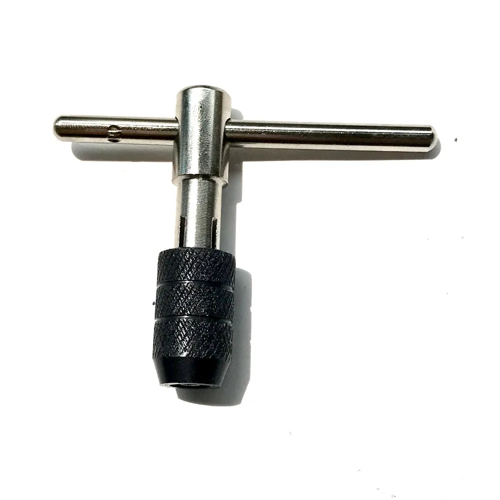 Cost sale of 1pc Manual simple T Tap wrench M3-6mm/M5-8mm/M6-12mm T-Handle Simple hand Wrench tool Chuck Type M5-M8 | Инструменты