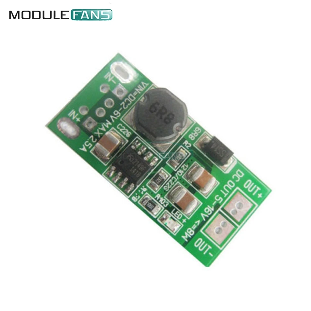 8W USB Вход DC 1V 2V 6V при напряжении от 5 В до 12 в импульсный Повышающий Модуль Питание