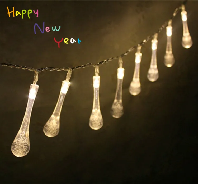 Светодиодный светильник в виде капли воды 5 м 28 дюймов AC220V|lights for wedding|fairy lightsstring fairy